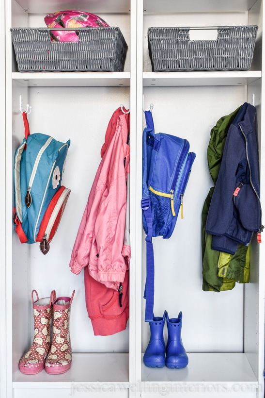 Backpack Organizer: A Brilliant Mudroom IKEA Hack! - Jessica Welling  Interiors
